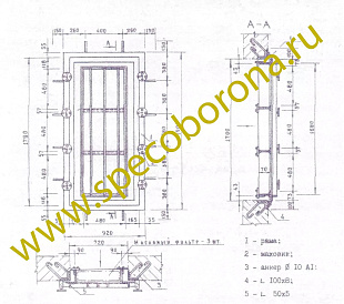 Дверь для установки фильтров типа ФЯРБ