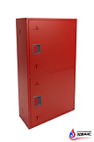 Шкаф пожарный серии "Эдванс" ШПК-320-12 НЗК евро-ручка, навесной закрытый красный