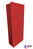 Шкаф пожарный серии "Эдванс" ШПКО-320 ВЗК евро-ручка, встроенный закрытый красный