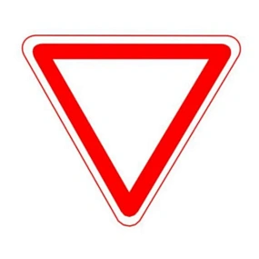 Дорожный знак 2.4 Уступить дорогу