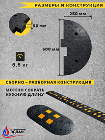 ИДН 500 (концевой элемент чёрного цвета композитный)