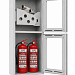 Шкаф пожарный серии "Эдванс" Престиж ШПКО-320-12 НОБ евро-ручка, навесной открытый белый