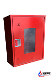 Шкаф пожарный серии "Эдванс" ШПК-310 НОК евро-ручка, навесной открытый красный