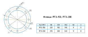 Фланец к РГЗ-150