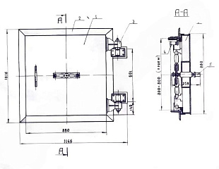 Ставень защитно-герметический СУ-III-2